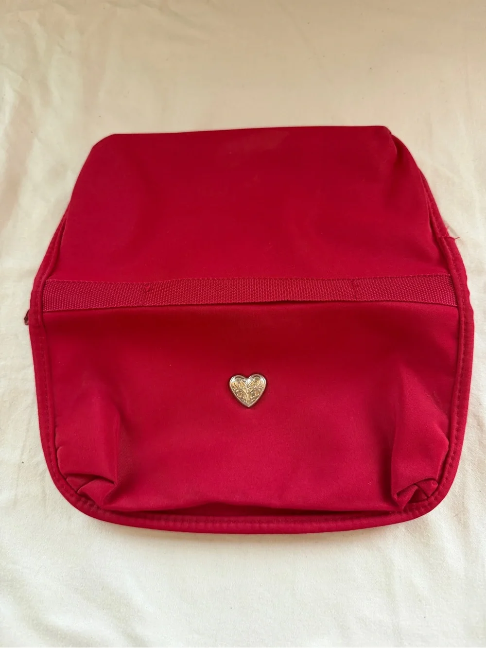 Brighton Red Heart Accent Cosmetic Pouch